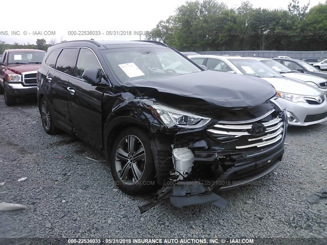 KM8SRDHF9DU012897 - 2013 HYUNDAI SANTA FE LIMITED BLUE photo 1