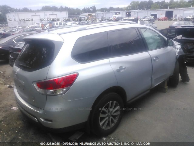 5N1AR2MM5GC642947 - 2016 NISSAN PATHFINDER S/SV/SL/PLATINUM 银色 照片 4