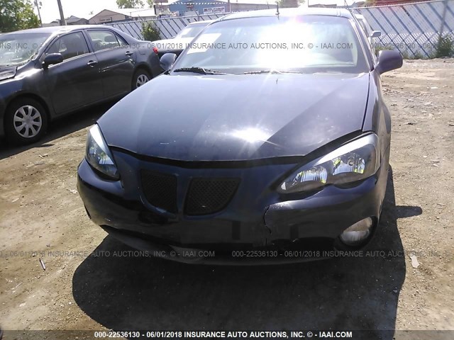 2G2WP522851134904 - 2005 PONTIAC GRAND PRIX BLACK photo 6