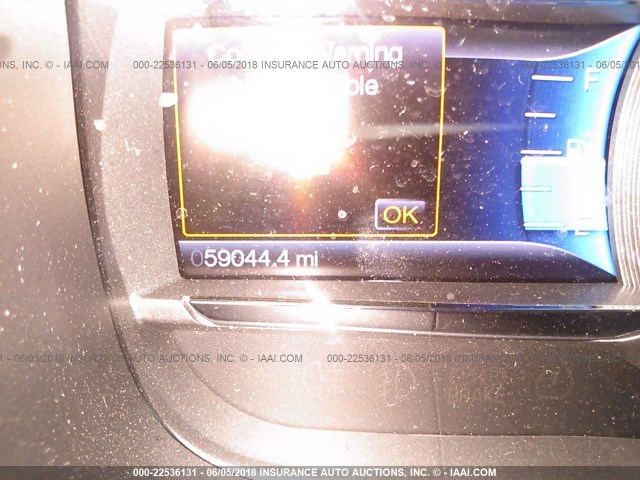 1FAHP2KT0EG123576 - 2014 FORD TAURUS SHO WHITE photo 7