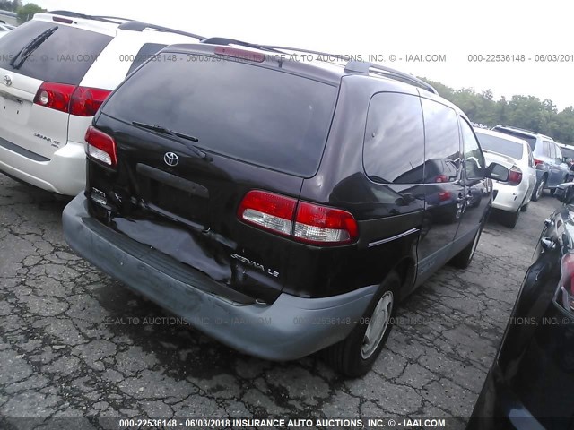 4T3ZF13C61U403060 - 2001 TOYOTA SIENNA LE/XLE 紫色 照片 4