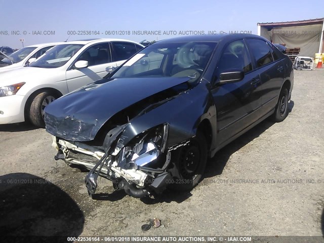 1HGCM55105A088356 - 2005 HONDA ACCORD DX GRAY photo 2