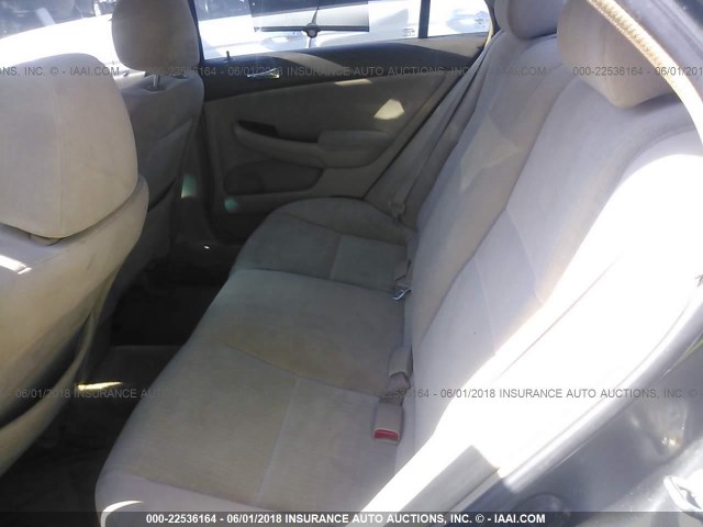 1HGCM55105A088356 - 2005 HONDA ACCORD DX GRAY photo 8