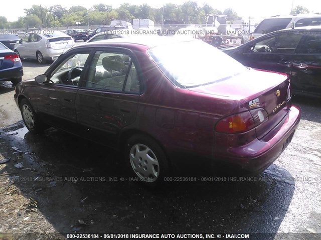 2T1BR12E0XC113959 - 1999 TOYOTA COROLLA VE/CE/LE 勃艮第红 照片 3