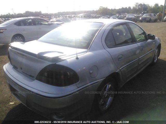 1G2NW52E42M571646 - 2002 PONTIAC GRAND AM GT GRAY photo 4