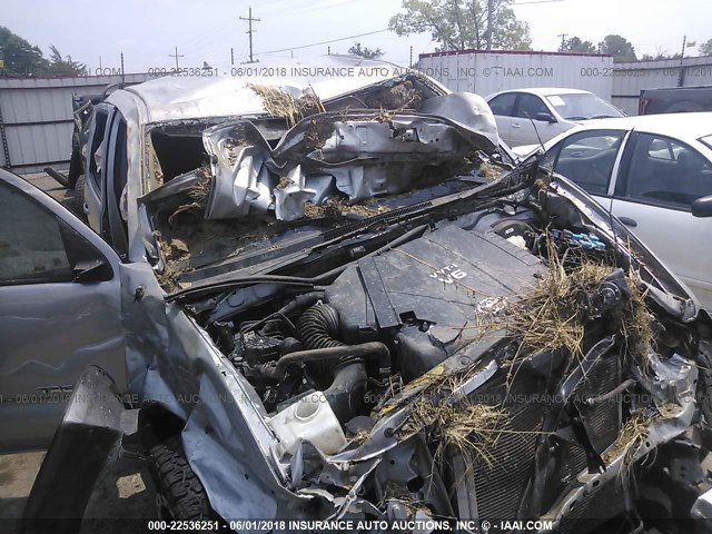 5TFLU4EN8EX093247 - 2014 TOYOTA TACOMA DOUBLE CAB ვერცხლისფერი ფოტო 6