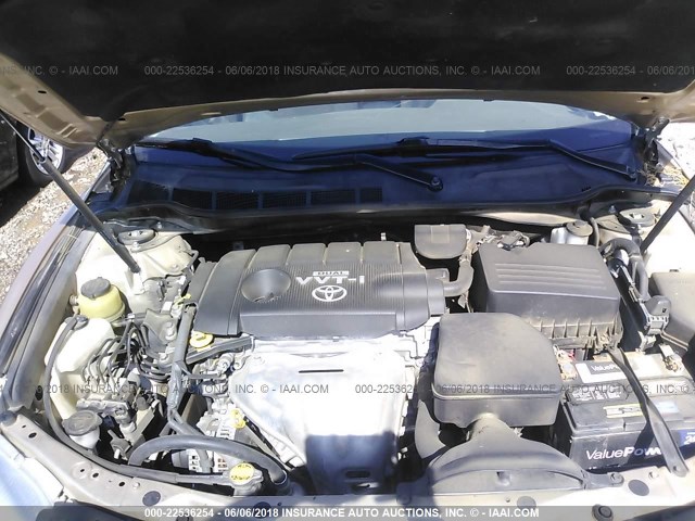 4T1BF3EK7AU071687 - 2010 TOYOTA CAMRY SE/LE/XLE GOLD photo 10