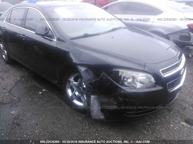 1G1ZB5EB1AF111978 - 2010 CHEVROLET MALIBU LS BLACK photo 6