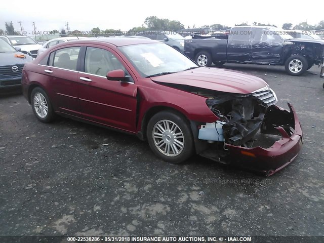 1C3LC66K87N548720 - 2007 CHRYSLER SEBRING LIMITED RED photo 1