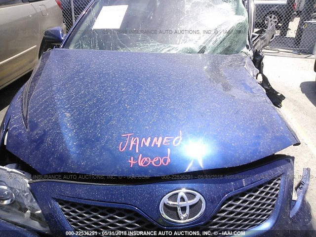 4T1BF3EK0BU661991 - 2011 TOYOTA CAMRY SE/LE/XLE Dark Blue photo 10