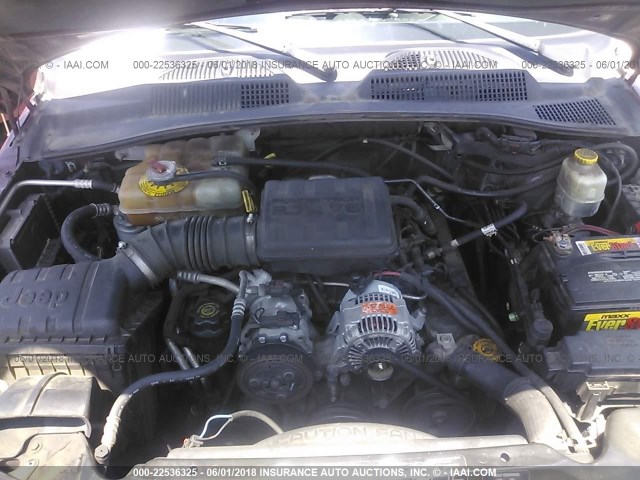 1J4GK48K23W505264 - 2003 JEEP LIBERTY SPORT/FREEDOM ბურგუნდია ფოტო 10