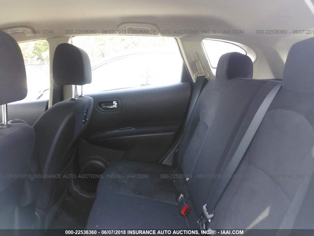 JN8AS58V58W147598 - 2008 NISSAN ROGUE S/SL SILVER photo 8