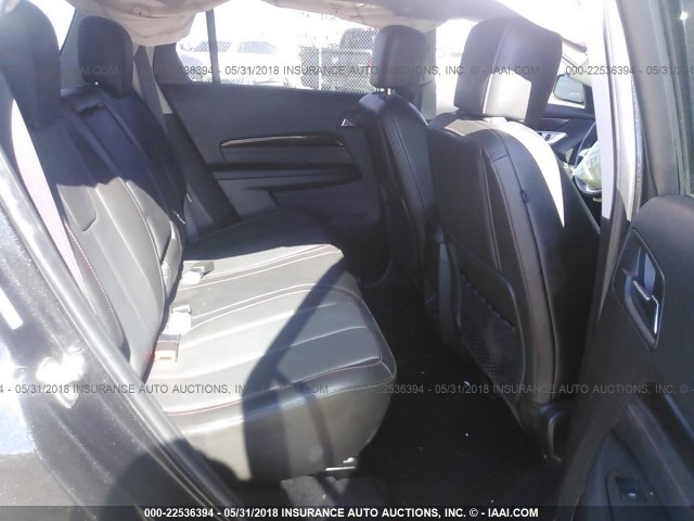 2GKALUEK6E6319354 - 2014 GMC TERRAIN DENALI BLACK photo 8