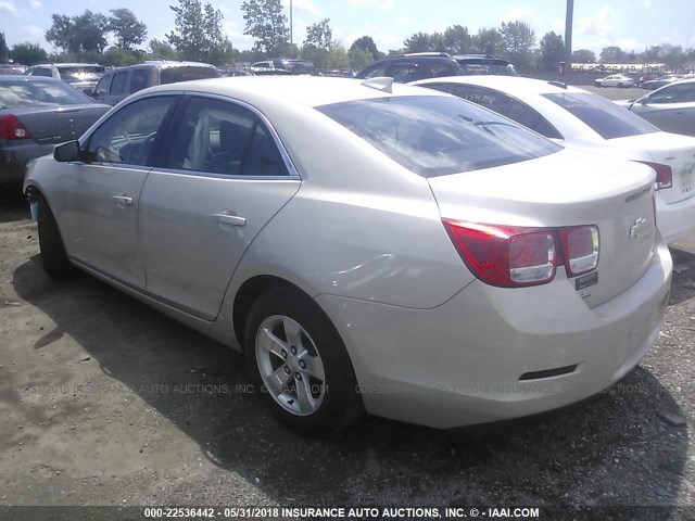1G11C5SL6FF191101 - 2015 CHEVROLET MALIBU 1LT BEIGE photo 3