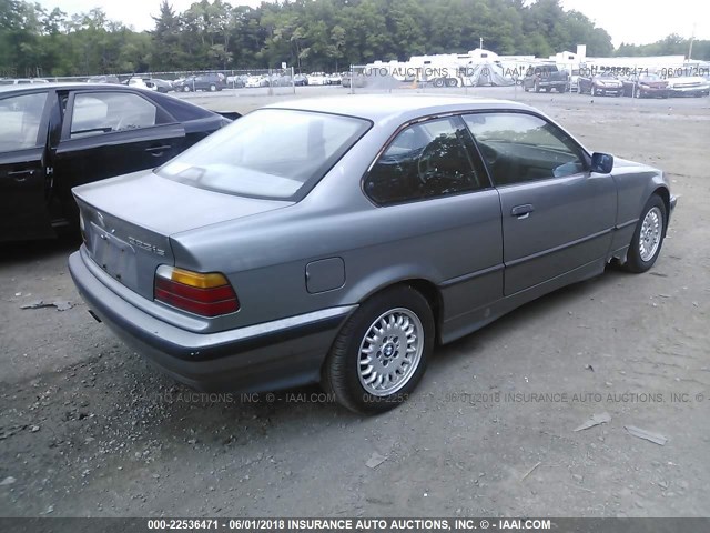 WBABF3319PEF39890 - 1993 BMW 325 I/IS GRAY photo 4