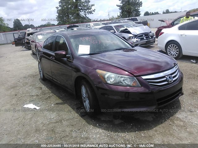 1HGCP2F85BA073784 - 2011 HONDA ACCORD EXL MAROON photo 1