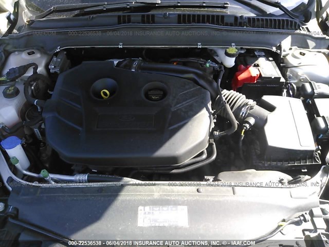 3FA6P0H95HR211978 - 2017 FORD FUSION SE Алтын фото 10