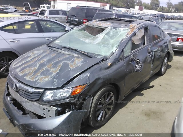 19XFB2F92CE358427 - 2012 HONDA CIVIC EXL Boz foto 2