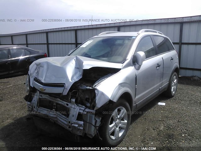 3GNAL2EK3ES570552 - 2014 CHEVROLET CAPTIVA LS SILVER photo 2