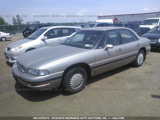 1G4HP52K0VH465036 - 1997 BUICK LESABRE CUSTOM SILVER photo 2