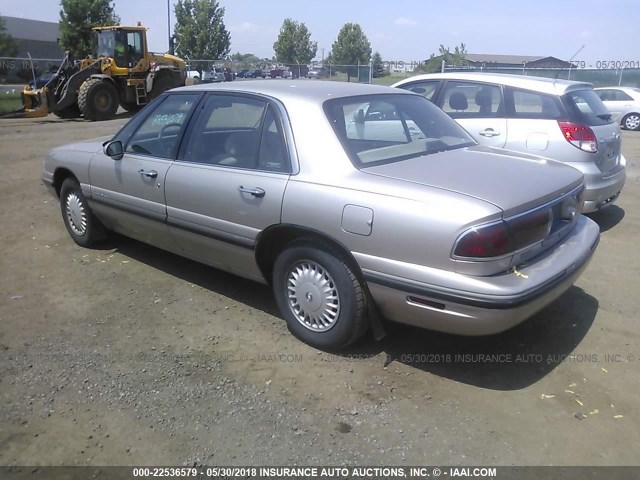 1G4HP52K0VH465036 - 1997 BUICK LESABRE CUSTOM SILVER photo 3