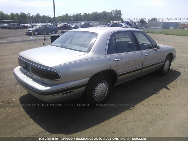 1G4HP52K0VH465036 - 1997 BUICK LESABRE CUSTOM SILVER photo 4