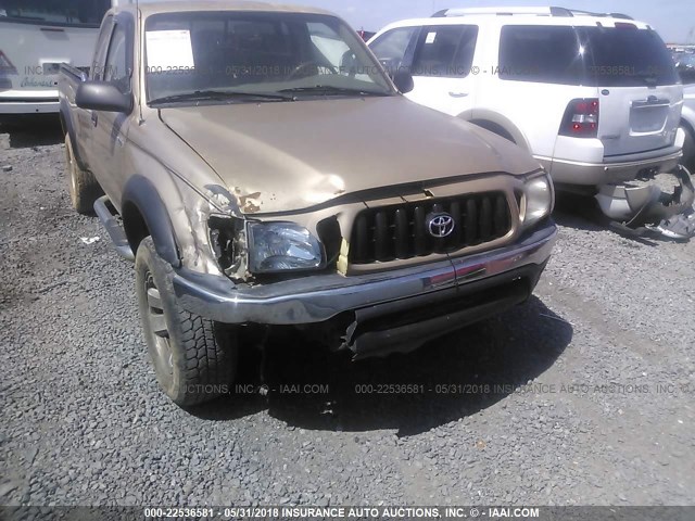 5TESN92N21Z730372 - 2001 TOYOTA TACOMA XTRACAB PRERUNNER GOLD photo 6