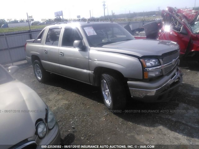 3GNEC13T73G212491 - 2003 CHEVROLET AVALANCHE C1500 SILVER photo 1