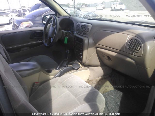 1GNES16S346150693 - 2004 CHEVROLET TRAILBLAZER EXT LS/EXT LT GREEN photo 5