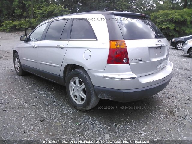 2C4GM68425R426461 - 2005 CHRYSLER PACIFICA TOURING SILVER photo 3