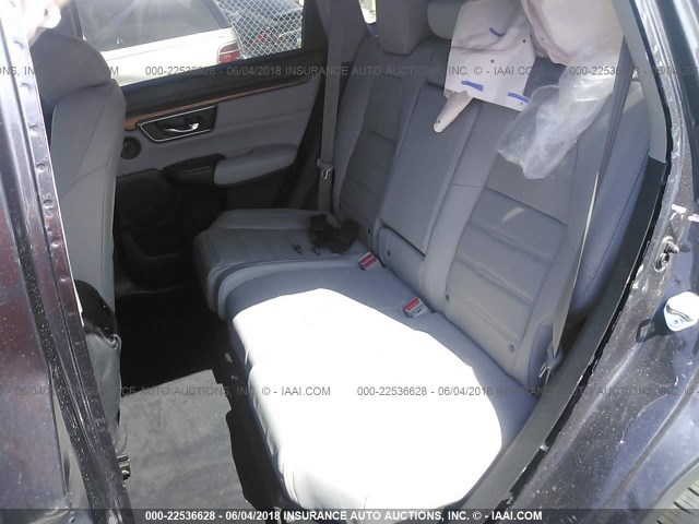 5J6RW2H97HL032212 - 2017 HONDA CR-V TOURING Light Blue photo 8