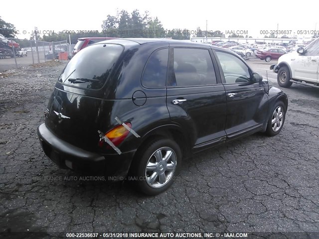 3C4FY58B84T353116 - 2004 CHRYSLER PT CRUISER TOURING BLACK photo 4