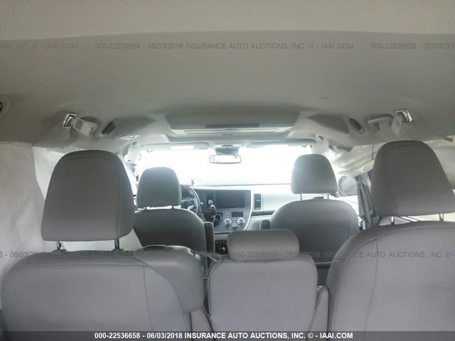 5TDYK3DC8FS646847 - 2015 TOYOTA SIENNA XLE/LIMITED BLACK photo 8