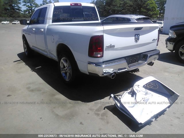 1D7RV1GT8BS669936 - 2011 DODGE RAM 1500 WHITE photo 3