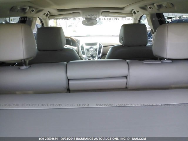 3GYFNBEY7AS574251 - 2010 CADILLAC SRX PERFORMANCE COLLECTION Ақ фото 8
