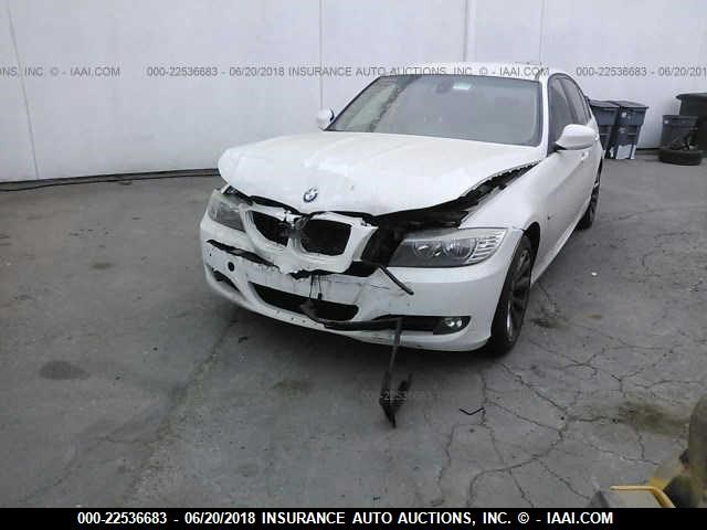 WBAPH5G50BNM74152 - 2011 BMW 328 I SULEV WHITE photo 2