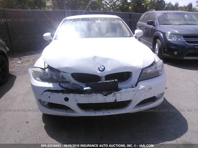 WBAPH5G50BNM74152 - 2011 BMW 328 I SULEV WHITE photo 6