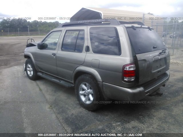 JN8DR09Y34W901774 - 2004 NISSAN PATHFINDER LE/SE TAN photo 3