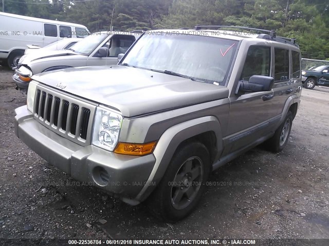 1J8HH48N26C134690 - 2006 JEEP COMMANDER 棕色 照片 2
