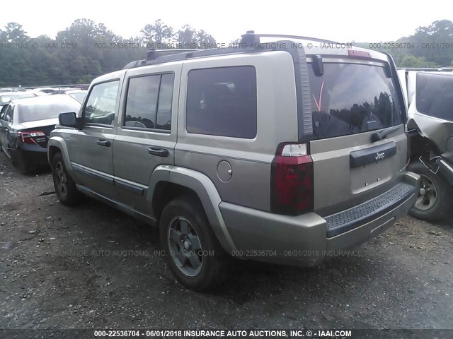 1J8HH48N26C134690 - 2006 JEEP COMMANDER 棕色 照片 3