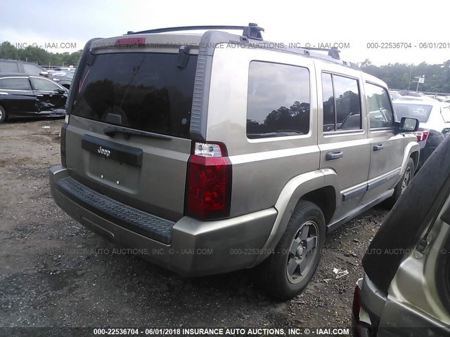 1J8HH48N26C134690 - 2006 JEEP COMMANDER 棕色 照片 4