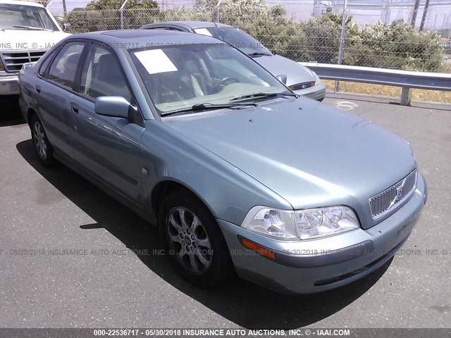 YV1VS29502F820888 - 2002 VOLVO S40 1.9T BLUE photo 1