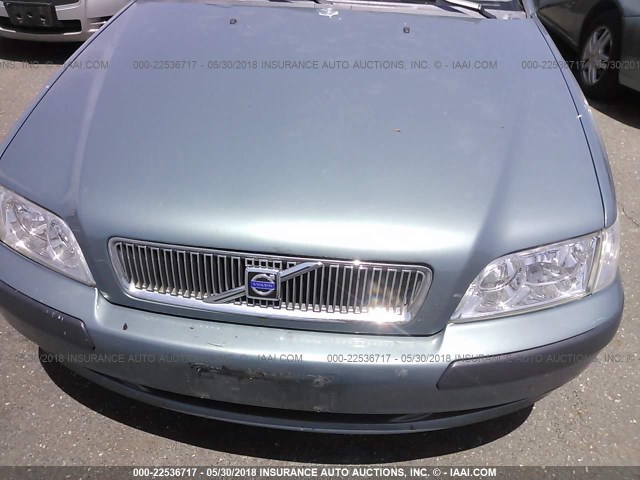 YV1VS29502F820888 - 2002 VOLVO S40 1.9T BLUE photo 6