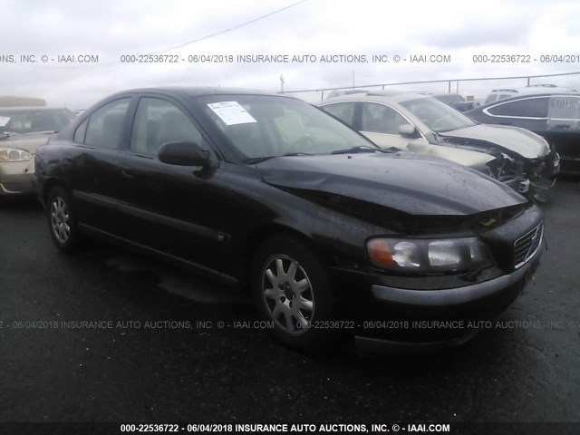 YV1RS61RX22127230 - 2002 VOLVO S60 BLACK photo 1