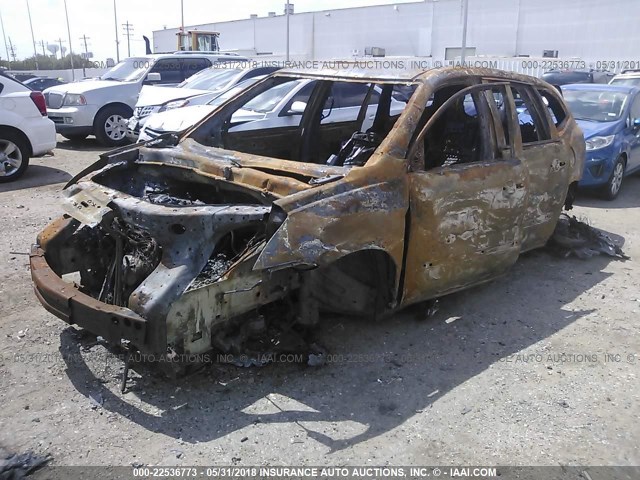 1GNLRHED3AJ217395 - 2010 CHEVROLET TRAVERSE LTZ BROWN photo 2