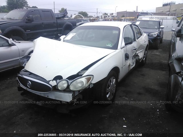 2G4WC582361102633 - 2006 BUICK LACROSSE CX CREAM photo 2