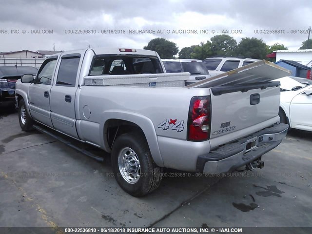 1GCGK13U86F242490 - 2006 CHEVROLET SILVERADO K1500 HEAVY DUTY SILVER photo 3