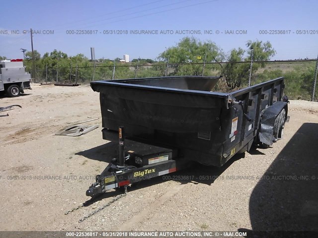 16VDX1423H5037416 - 2017 BIG TEX 14LX  BLACK photo 2