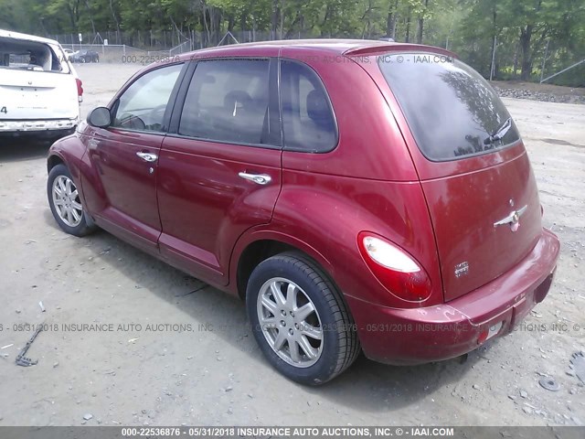 3A8FY68B86T326435 - 2006 CHRYSLER PT CRUISER LIMITED RED photo 3