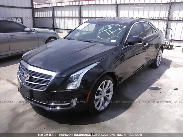 1G6AL5SX5F0110573 - 2015 CADILLAC ATS PREMIUM BLACK photo 2